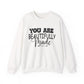 You Are Beautifully Made Mental Health Crewneck Sweatshirt