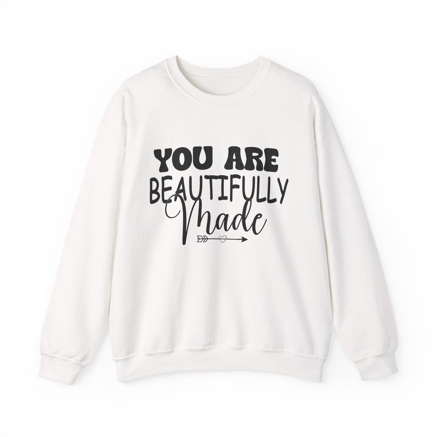 You Are Beautifully Made Mental Health Crewneck Sweatshirt