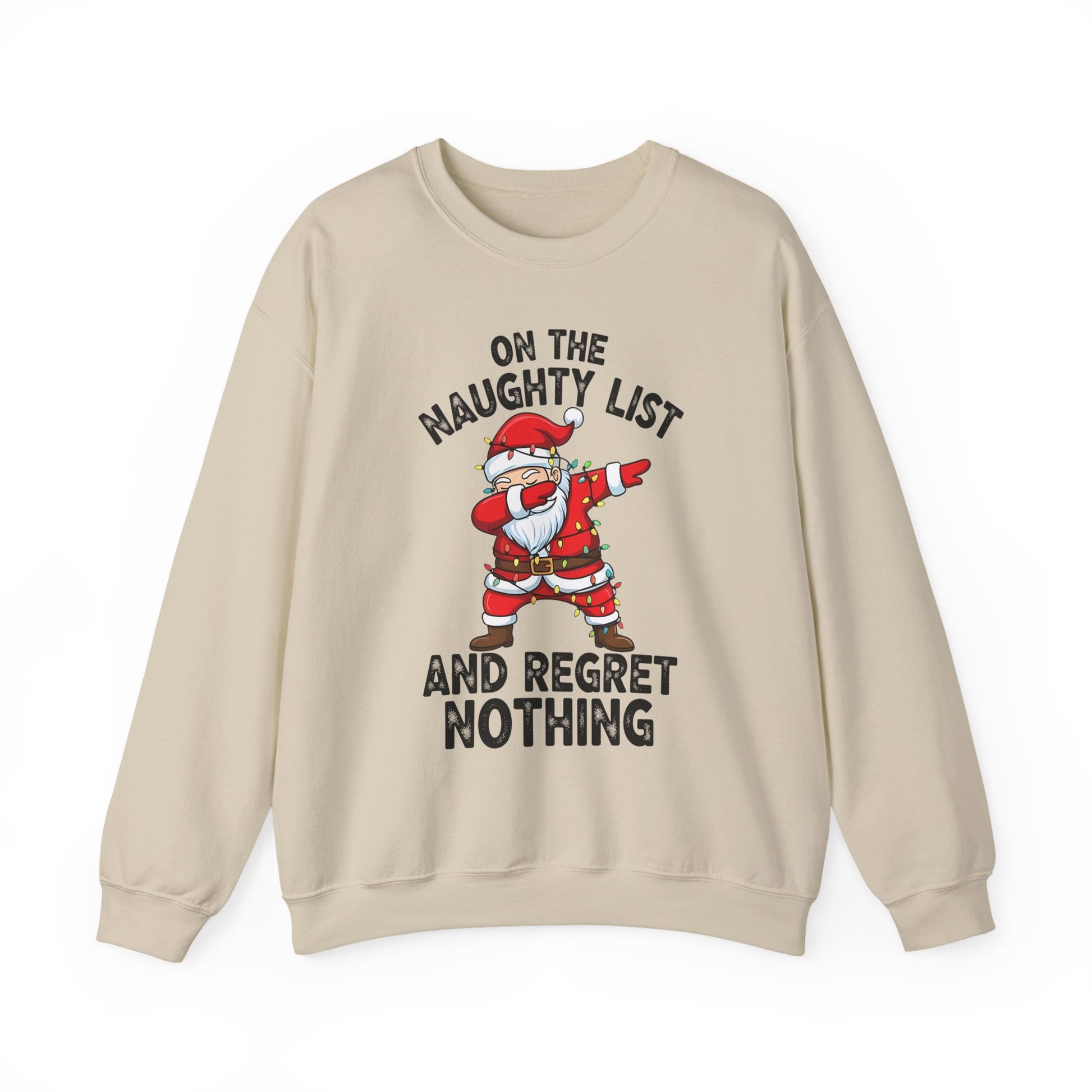On The Naughty List Christmas Crewneck Sweatshirt - Samberule
