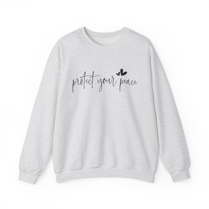 Protect Your Peace Mental Health Crewneck Sweatshirt