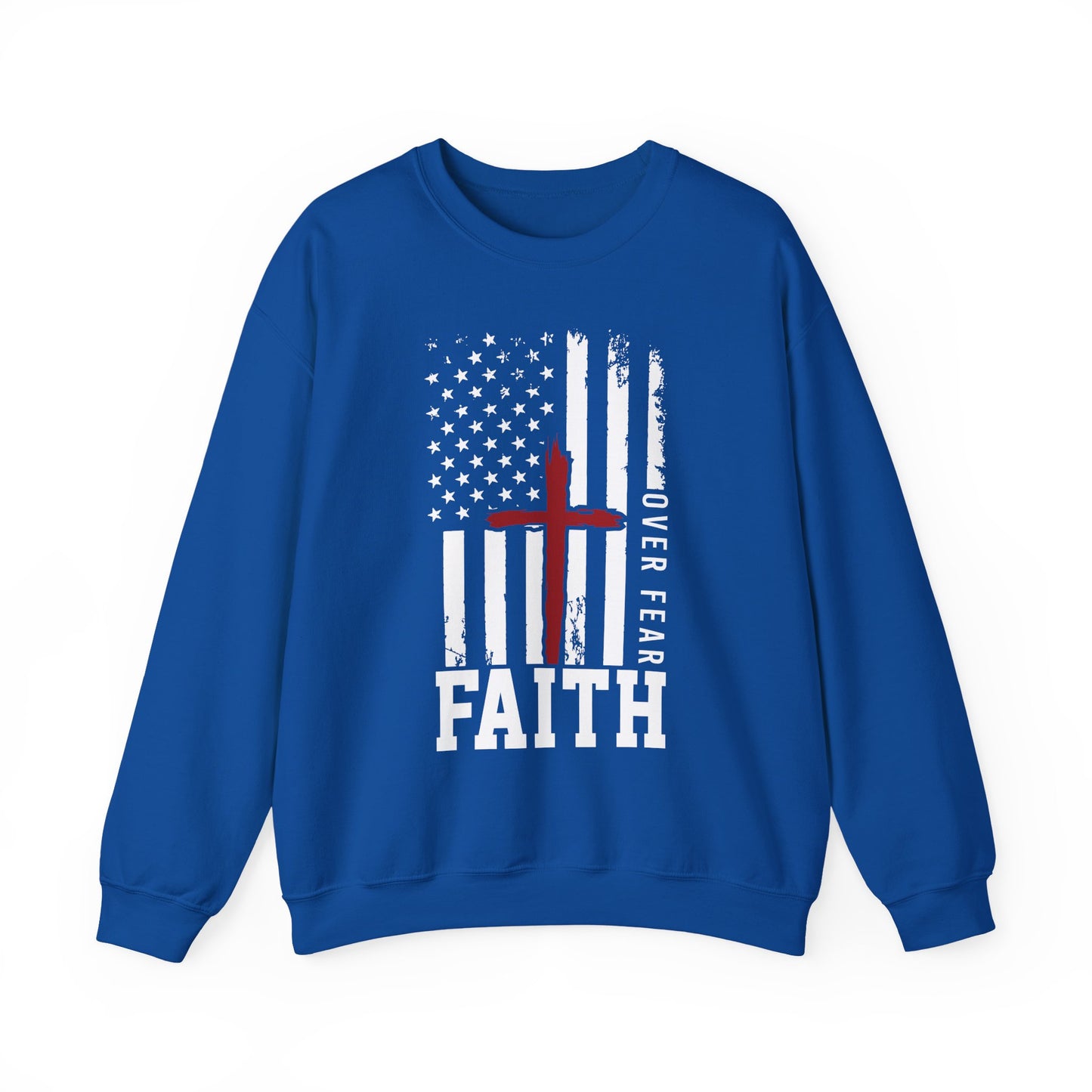 Faith Over Fear Faith Crewneck Sweatshirt