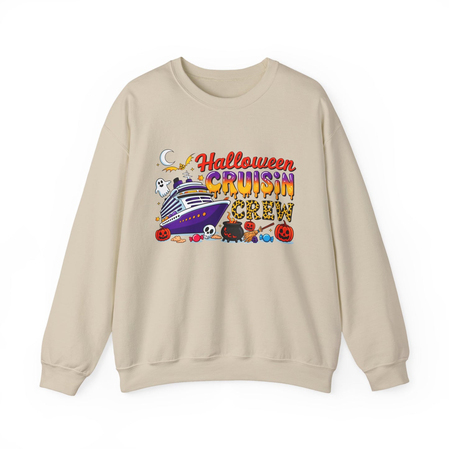 Cruisin' Crew Halloween Crewneck Sweatshirt - Samberule