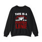 This Is Lifestyle There Is No Finish Line Gym Crewneck Sweatshirt