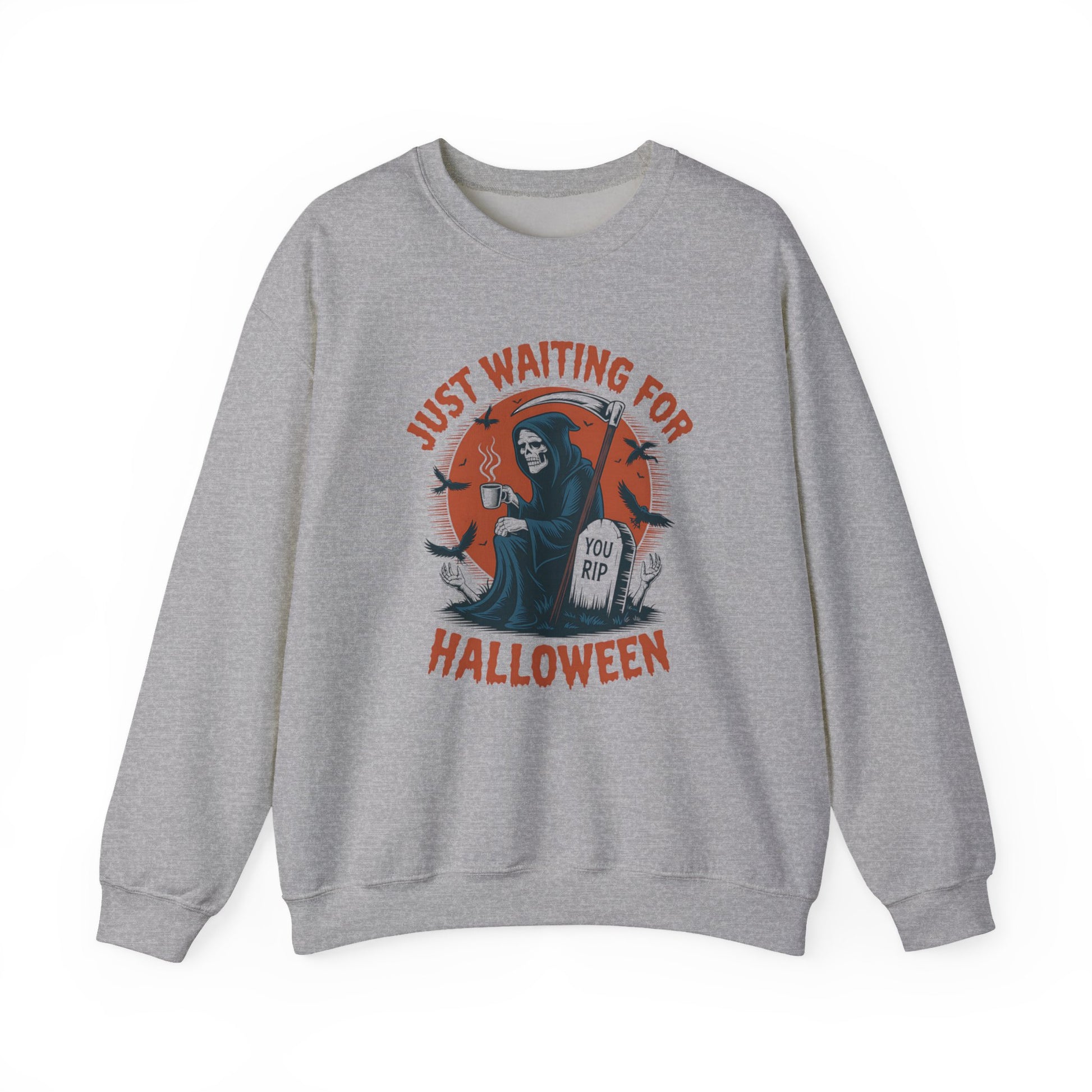 Just Waiting for Halloween Crewneck Sweatshirt - Samberule