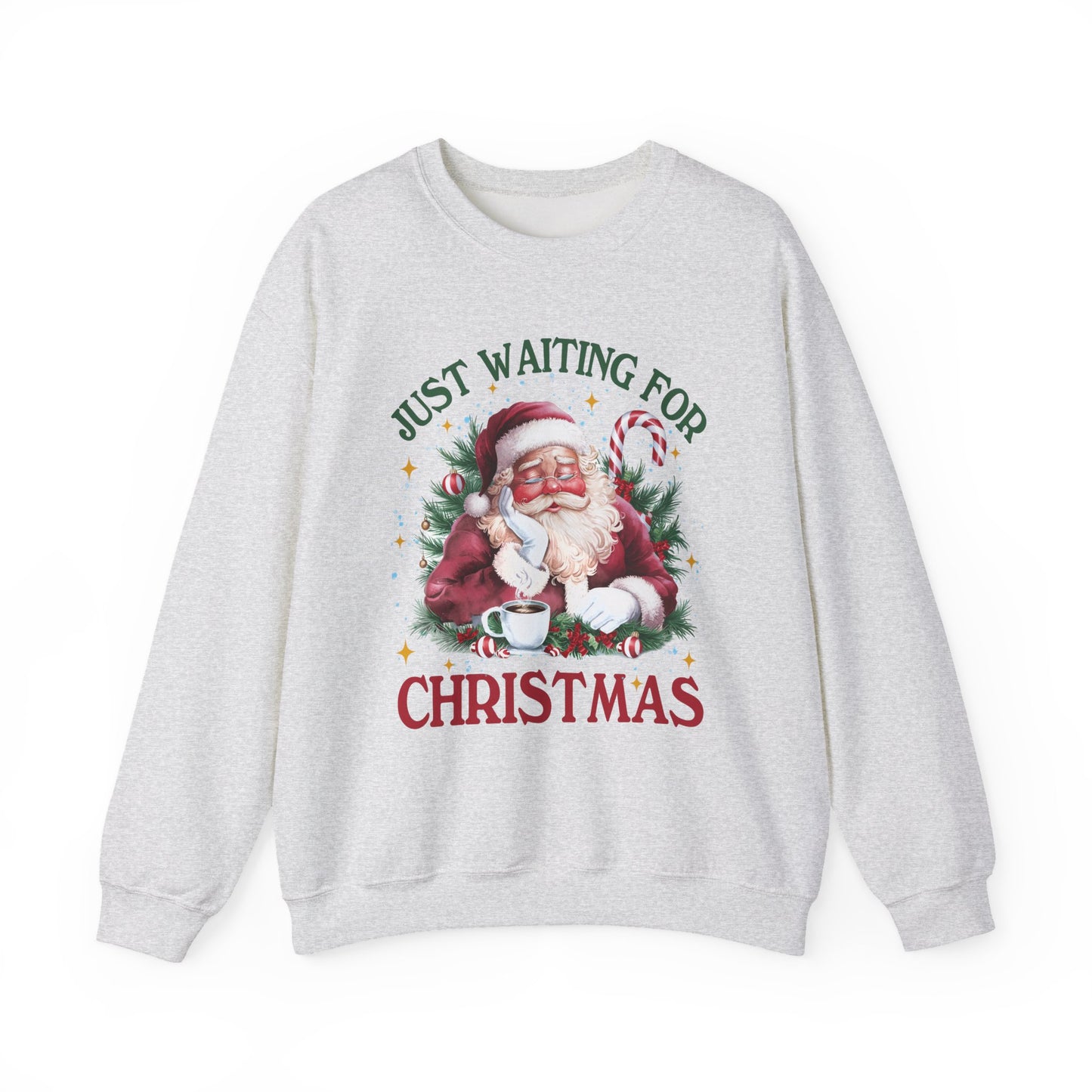 Just Waiting for Christmas Crewneck Sweatshirt