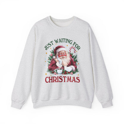 Just Waiting for Christmas Crewneck Sweatshirt