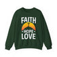 "Faith Hope Love" Faith Crewneck Sweatshirt