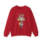 Floral Cross Faith Crewneck Sweatshirt