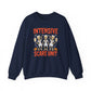 Intensive Scare Unit Skeleton Halloween Crewneck Sweatshirt - Samberule