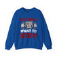 The Real Workout Starts When You Want To Stop Gym Crewneck Sweatshirt