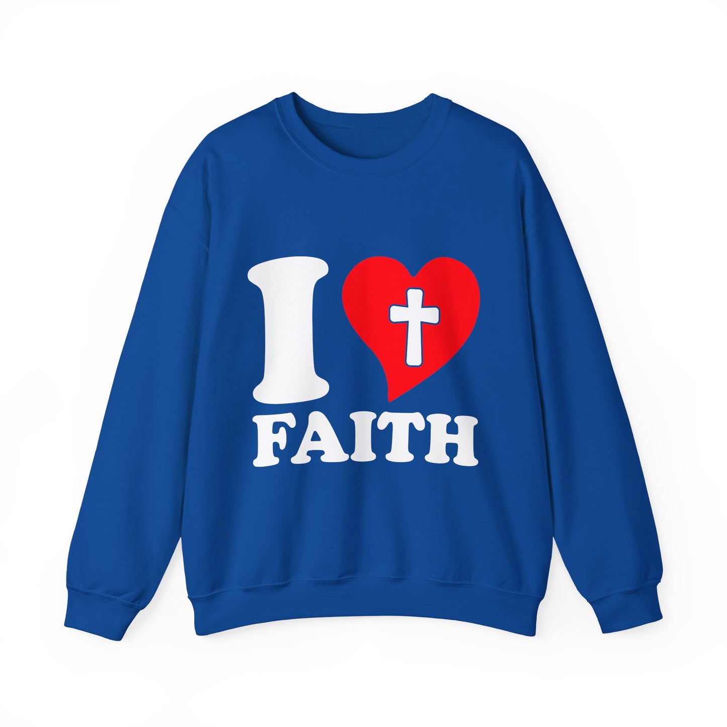 I Love Faith Crewneck Sweatshirt