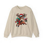 Holiday Reindeer Christmas Crewneck Sweatshirt