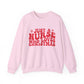 Just A Nurse Who Loves Christmas Crewneck Sweatshirt