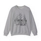 Floral Strength Mental Health Crewneck Sweatshirt