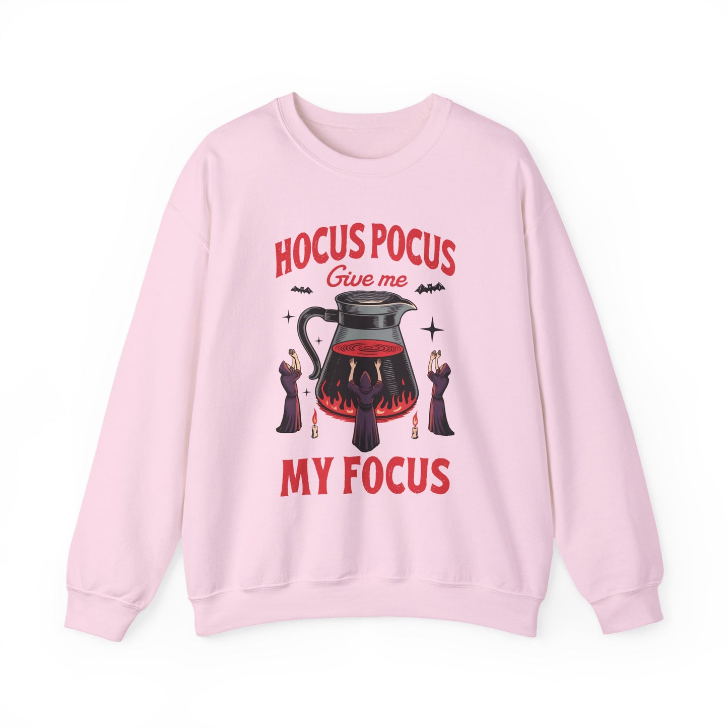 Hocus Pocus Give Me My Focus Halloween Crewneck Sweatshirt - Samberule