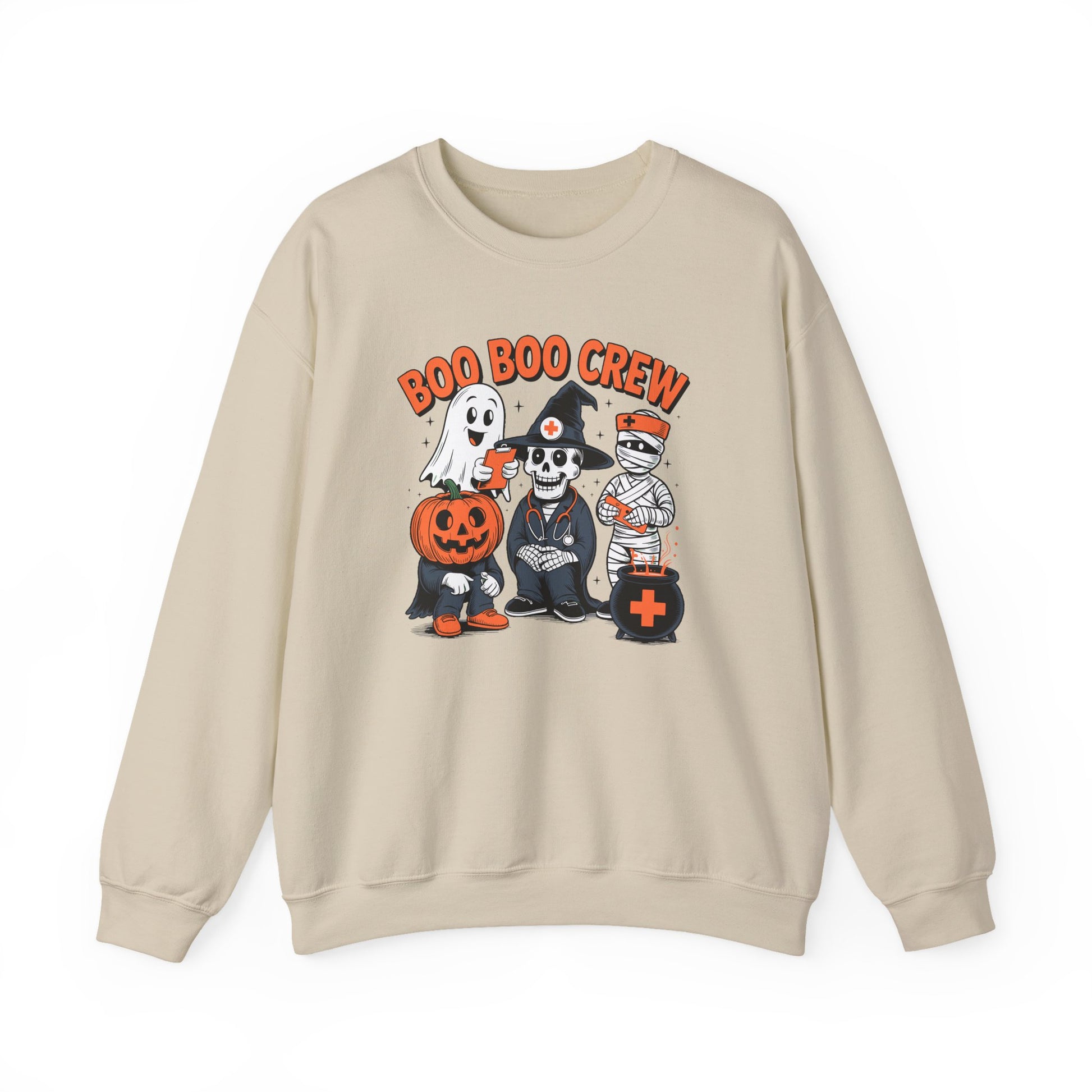Boo Boo Crew Halloween Crewneck Sweatshirt - Samberule