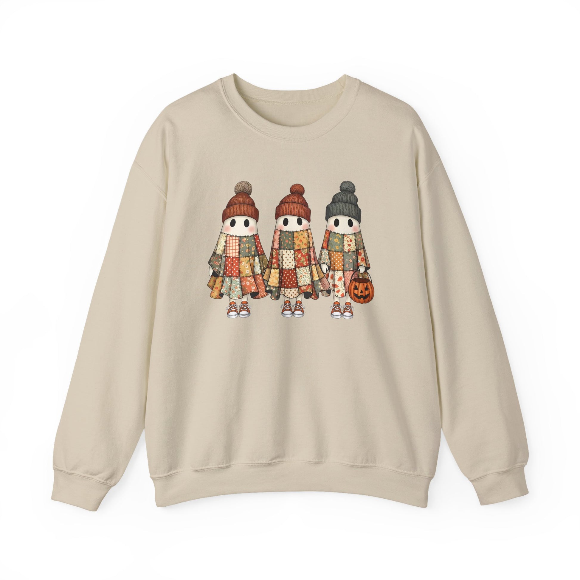 Cozy Autumn Halloween Crewneck Sweatshirt - Samberule