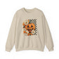 Floral Fall Pumpkin Halloween Crewneck Sweatshirt - Samberule
