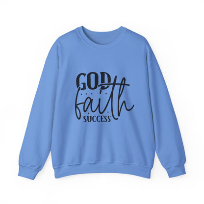 "God Faith Success" Faith Crewneck Sweatshirt