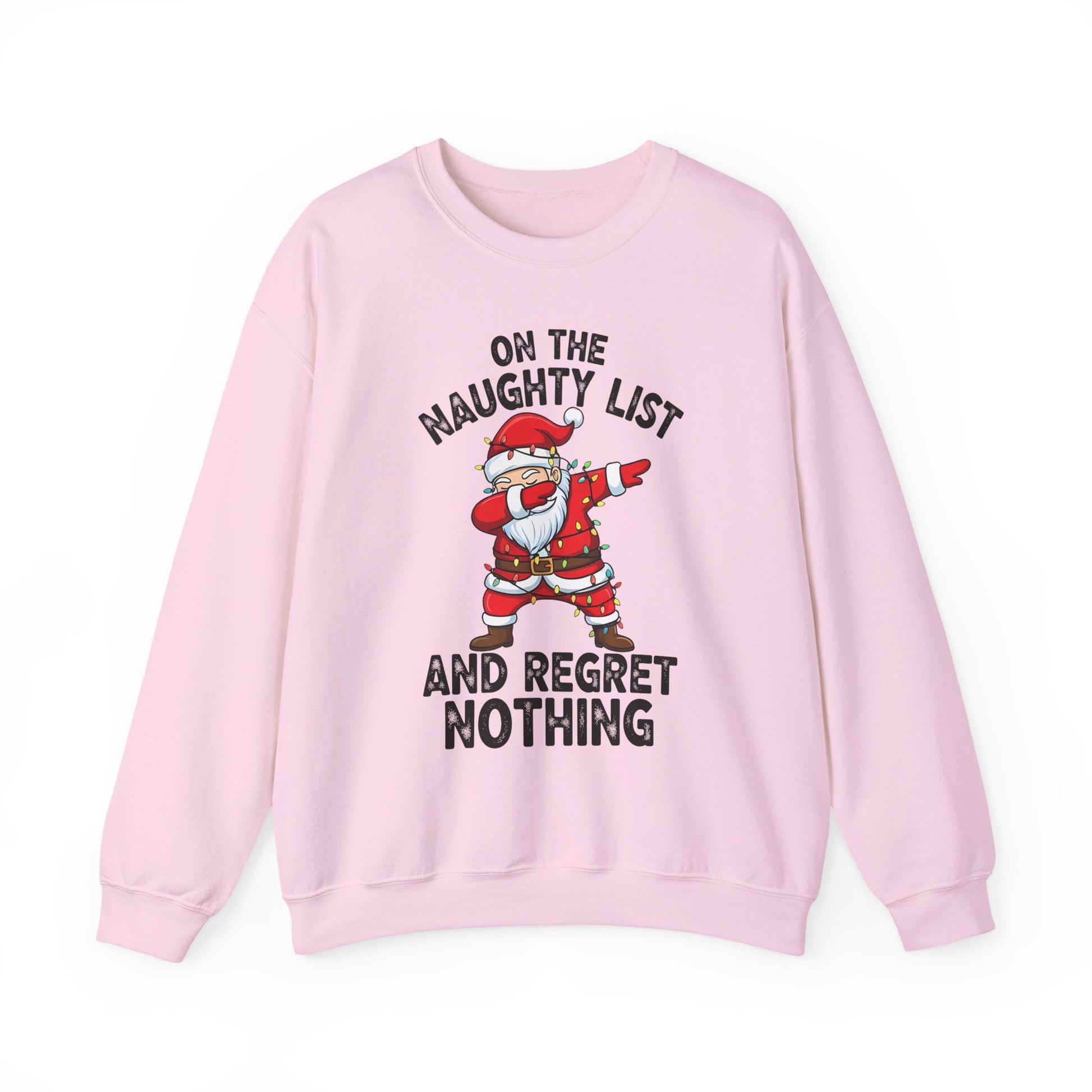 On The Naughty List Christmas Crewneck Sweatshirt - Samberule