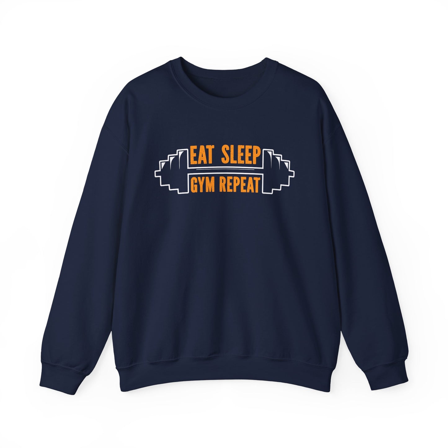 Eat Sleep Gym Repeat Gym Crewneck Sweatshirt