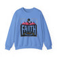 "Faith Can Move Mountains" Faith Crewneck Sweatshirt