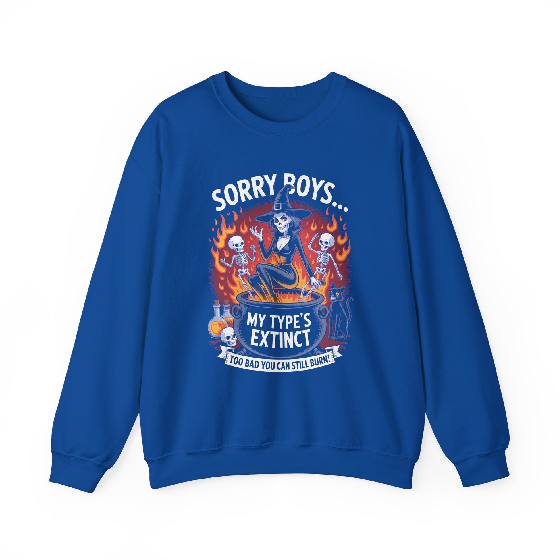 Sorry Boys Halloween Crewneck Sweatshirt - Samberule