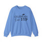 Celebrate Each Step Mental Health Crewneck Sweatshirt