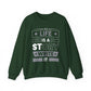 Life Is A Story Write It Motivational Crewneck Sweatshirt