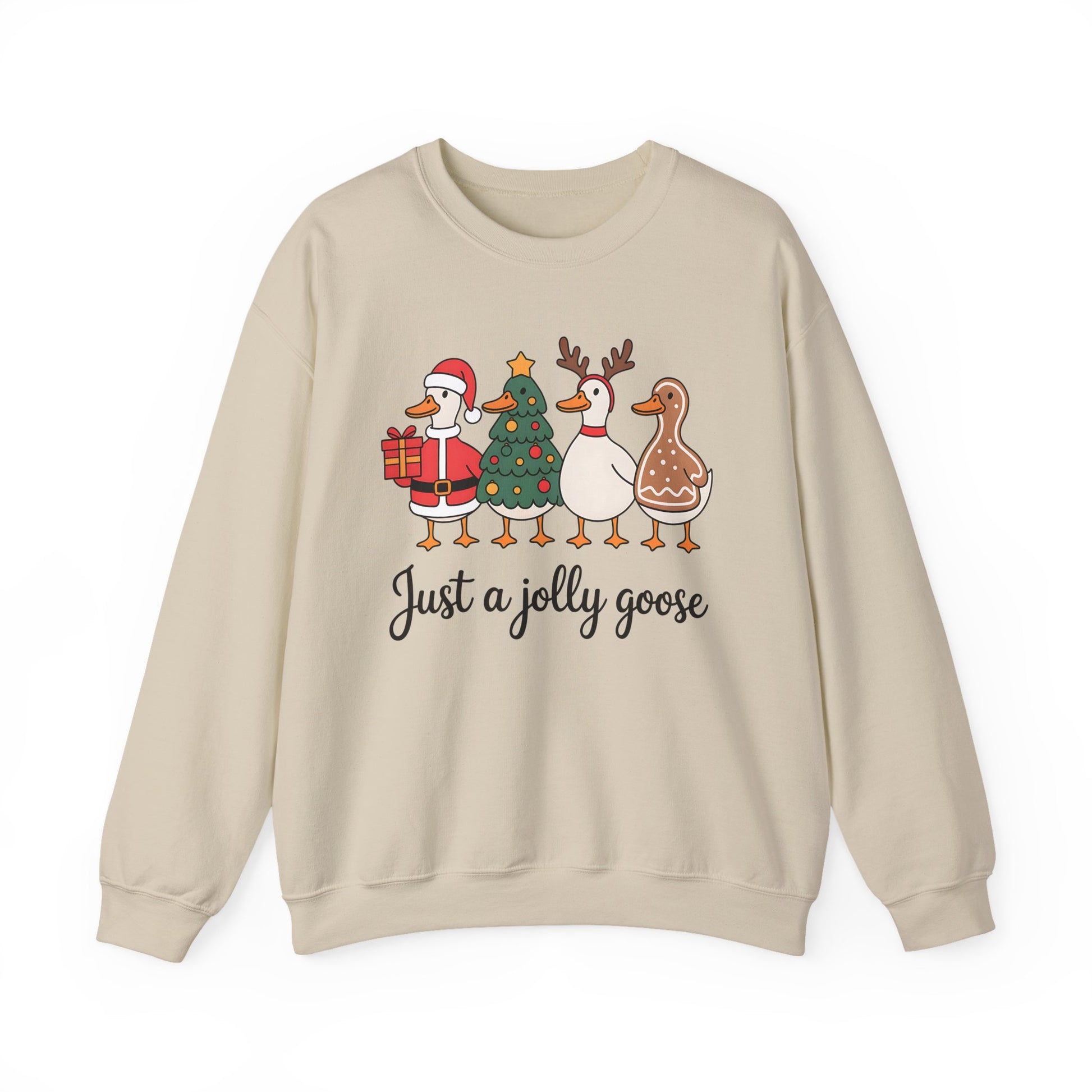 Just a Jolly Goose Christmas Crewneck Sweatshirt - Samberule
