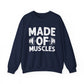 Made of Muscles Gym Crewneck Sweatshirt