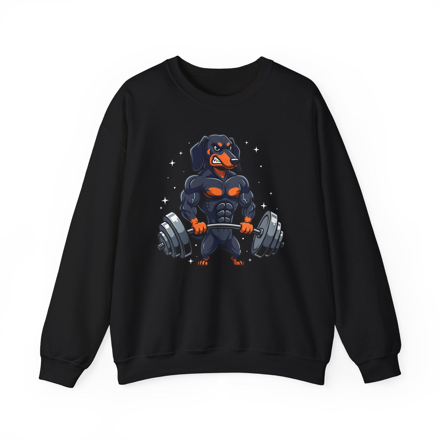 Muscle Dog Gym Crewneck Sweatshirt
