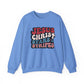 Jesus Christ Stars & Stripes Faith Crewneck Sweatshirt