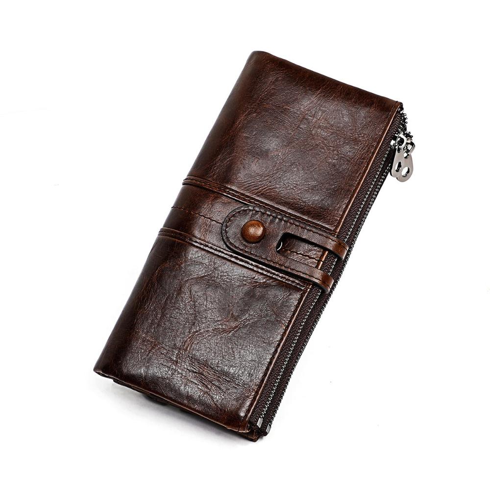 Maria - Leather Long Clutch Wallet - Samberule
