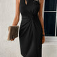 Melody - Sleeveless Twist Mini Dress - Samberule