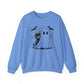 Halloween Ghost And Black Cat Halloween Crewneck Sweatshirt - Samberule