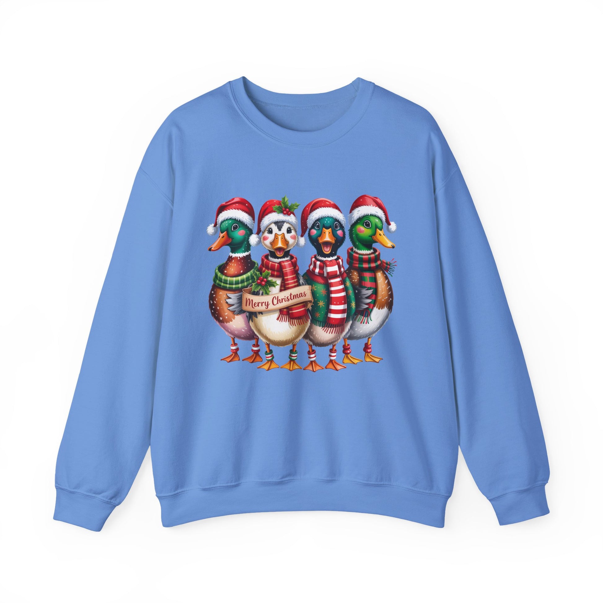 Festive Duck Christmas Crewneck Sweatshirt - Samberule