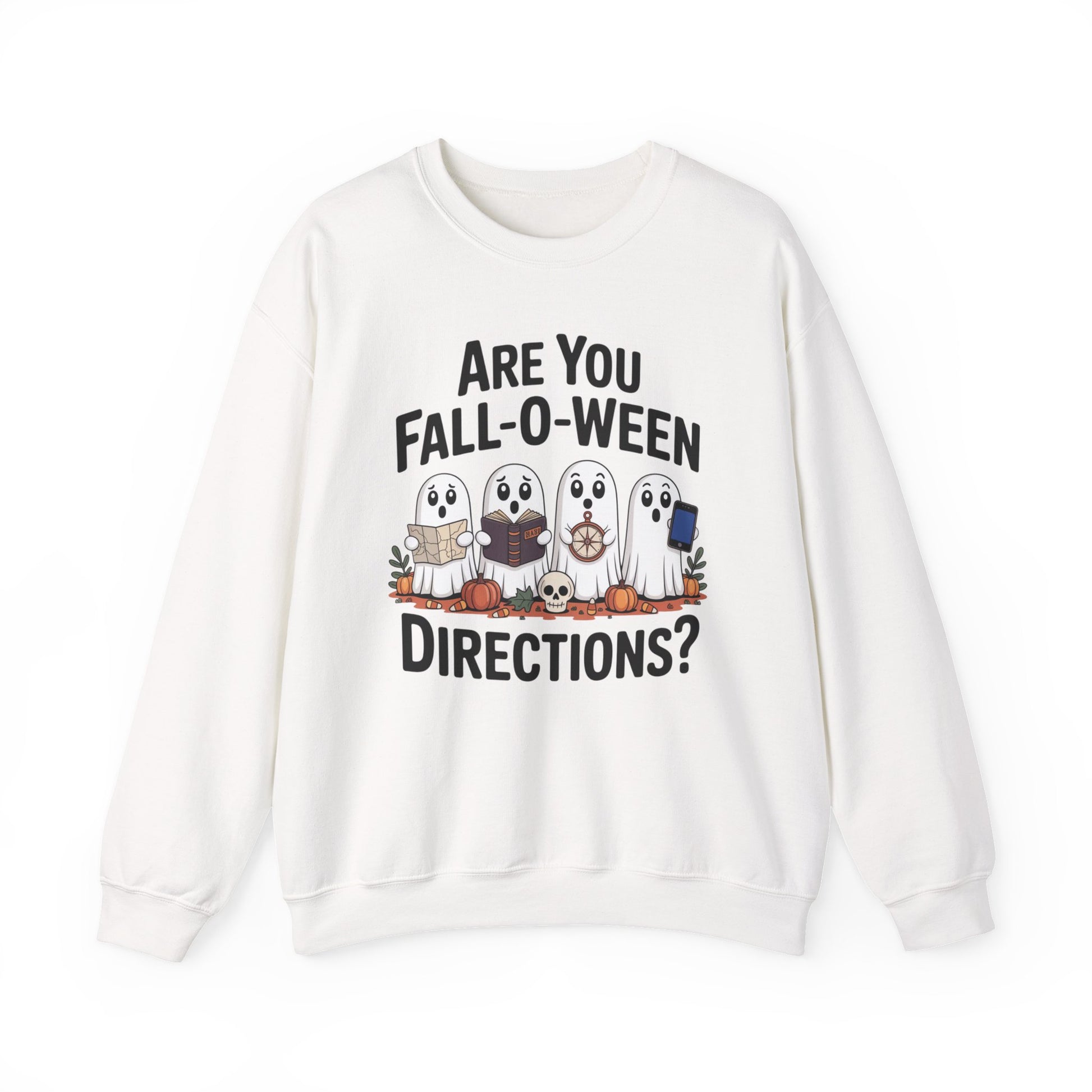 Are-You-Fall-o-ween-Directions Halloween Crewneck Sweatshirt - Samberule
