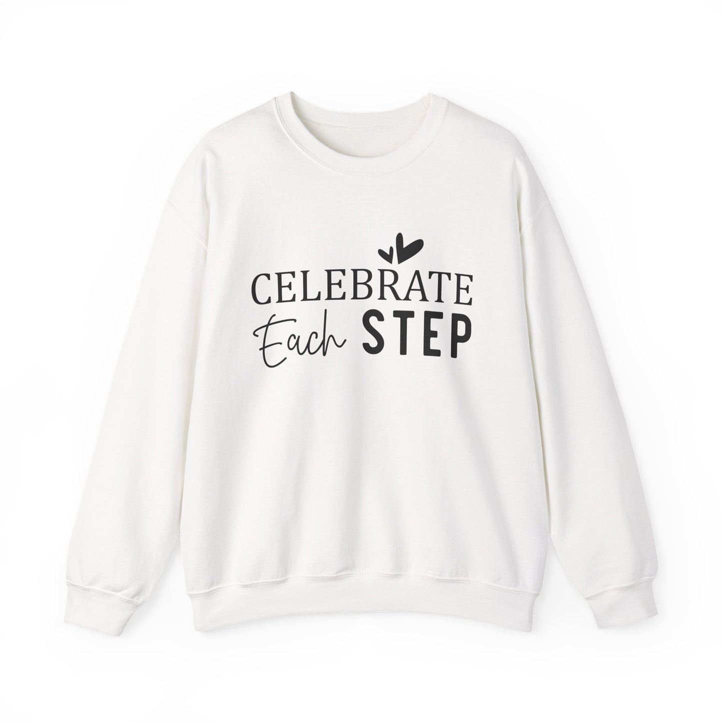 Celebrate Each Step Mental Health Crewneck Sweatshirt