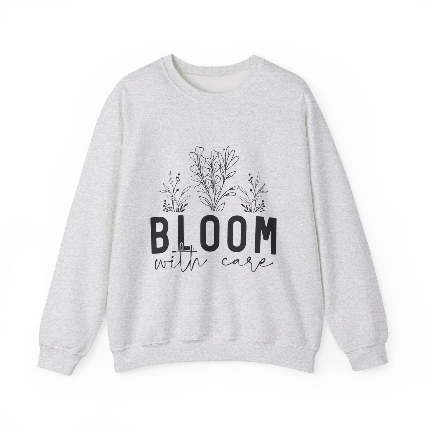 Bloom with Care Mental Health Crewneck Sweatshirt