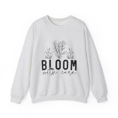 Bloom with Care Mental Health Crewneck Sweatshirt