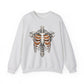 Skeletal Pumpkin Halloween Crewneck Sweatshirt - Samberule