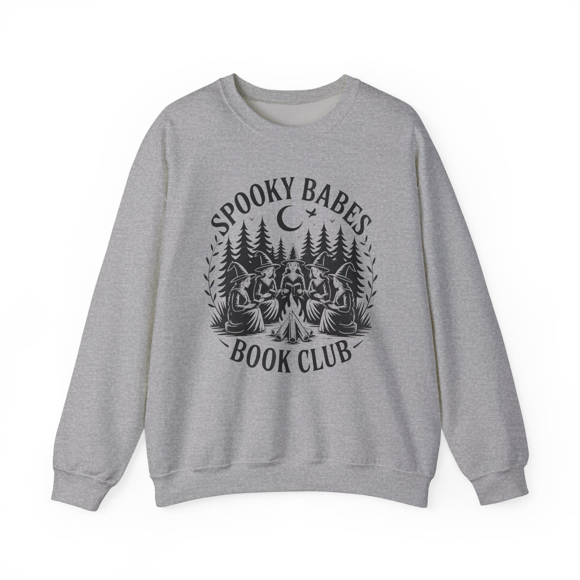 Spooky Babes Book Club Halloween Crewneck Sweatshirt - Samberule