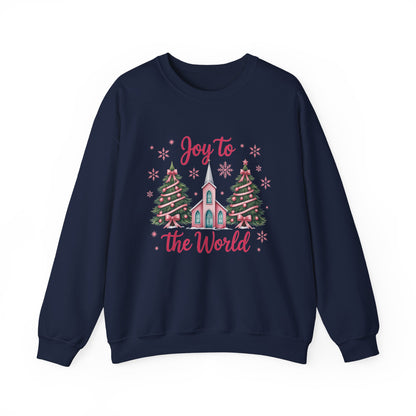Joy to the World Christmas Crewneck Sweatshirt