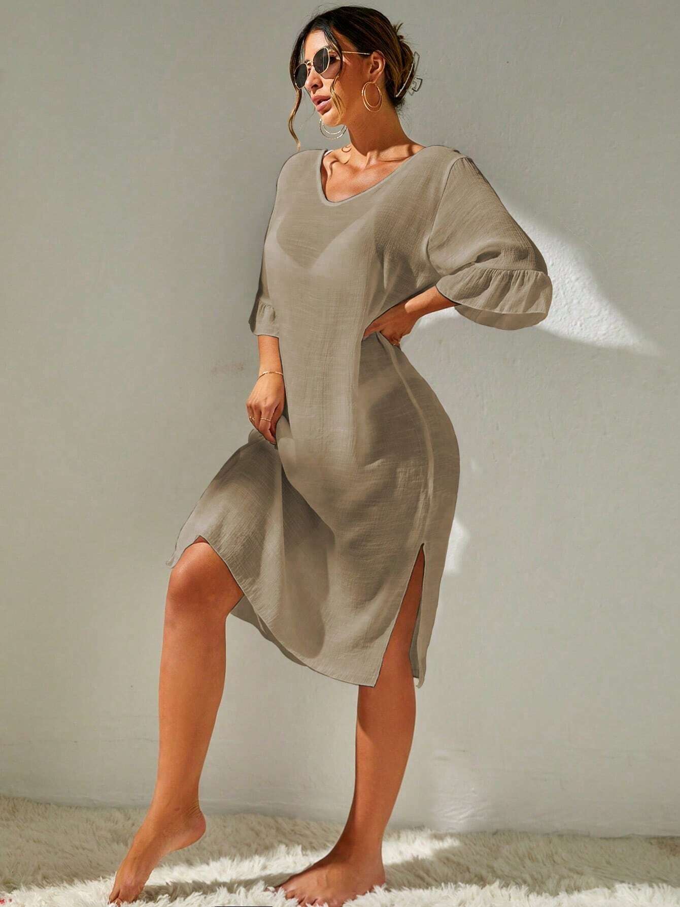 Sadie - Lightweight Beach Maxi Dress - Samberule