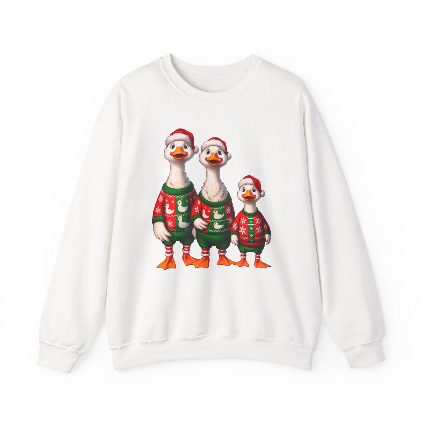 Three Duck Christmas Crewneck Sweatshirt
