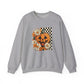 Floral Fall Pumpkin Halloween Crewneck Sweatshirt - Samberule