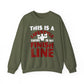 This Is Lifestyle There Is No Finish Line Gym Crewneck Sweatshirt