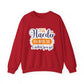 'The Harder You Work the Luckier You Get' Motivational Crewneck Sweatshirt