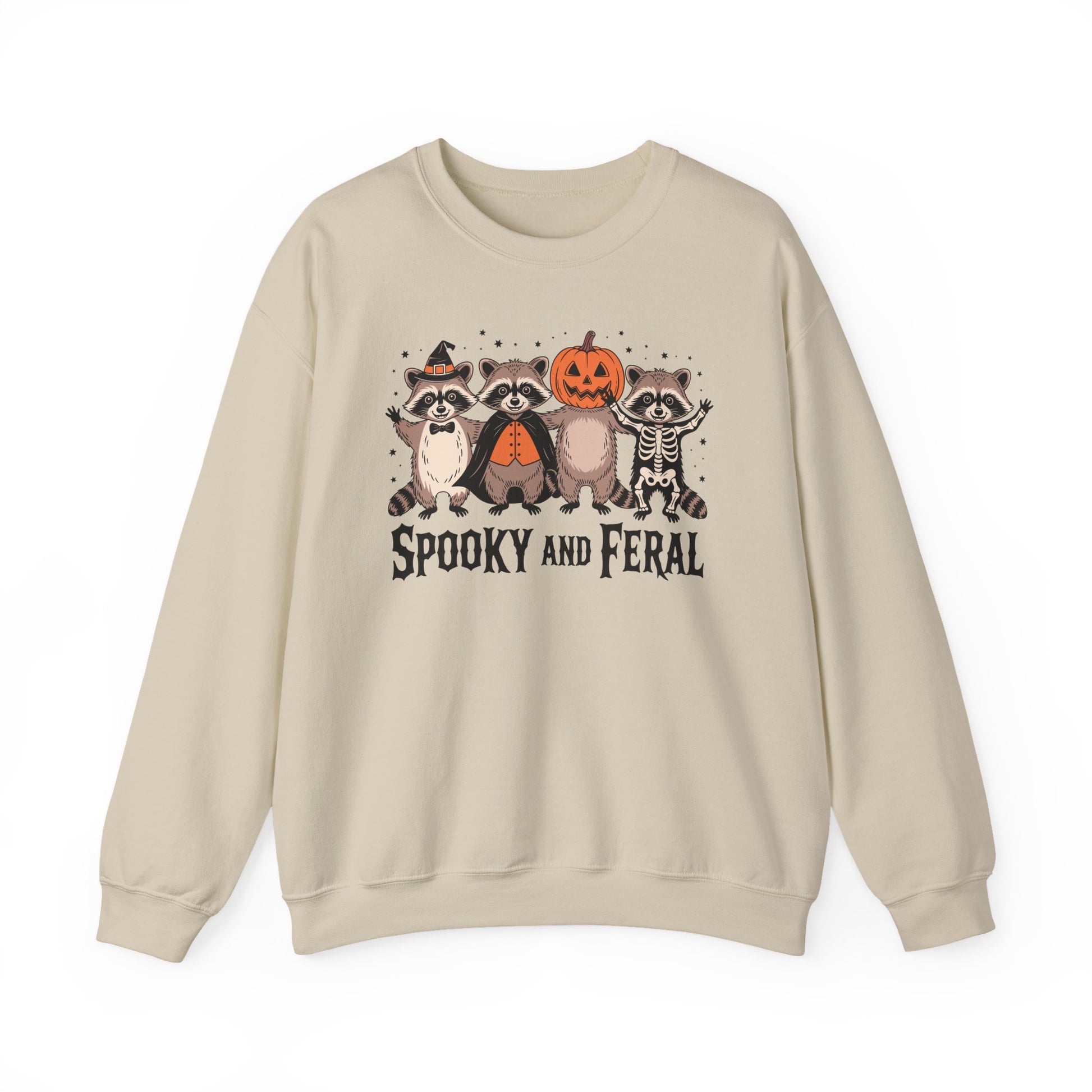 Spooky and Feral Halloween Crewneck Sweatshirt - Samberule